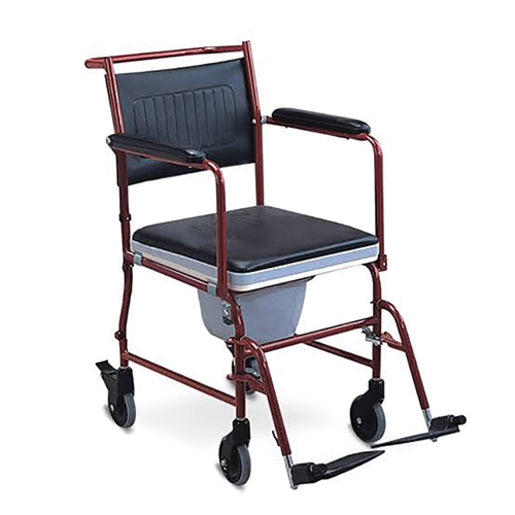 Wheelchair Commode with Foot Rest